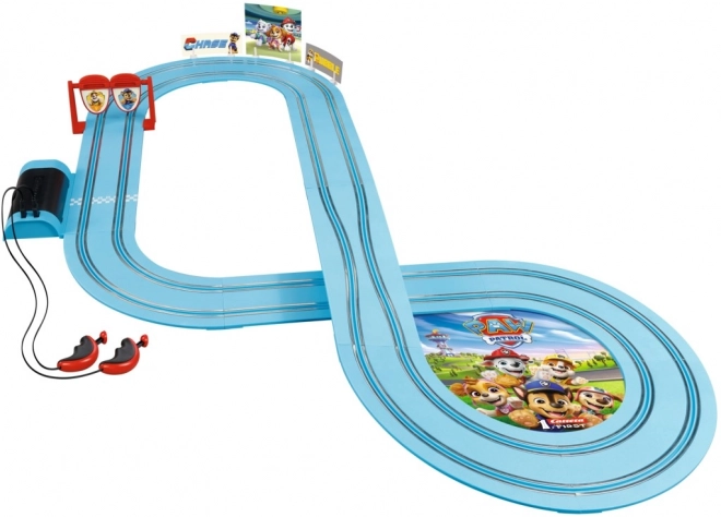 Pista da corsa automobilistica Paw Patrol On the Double 2,9m