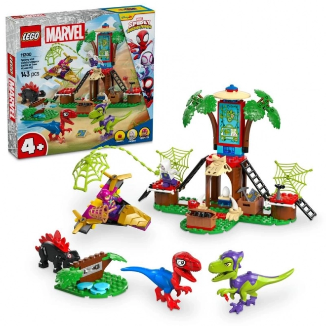 Battaglia LEGO Spidey e Gobby nella casa sull'albero