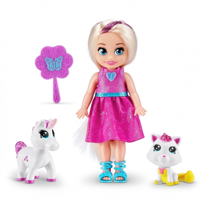 Bambola Principessa Sparkle Girlz con Animali