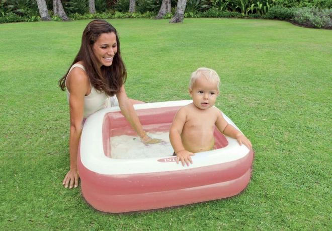 Piscina gonfiabile per bambini rosa chiaro