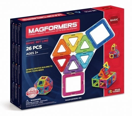 Costruzioni magnetiche base 26 pezzi Magformers