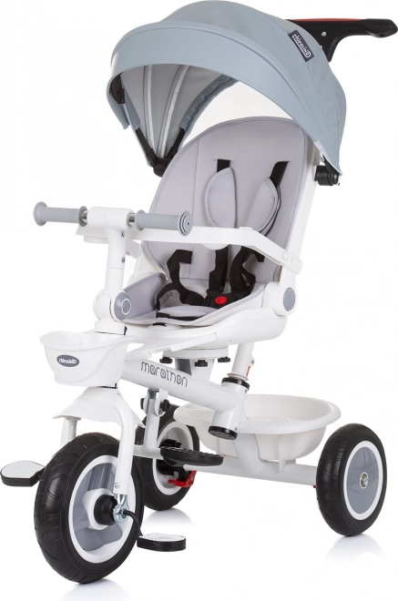 Triciclo con Tettuccio Chipolino Marathon 2 in 1 Grigio Cenere