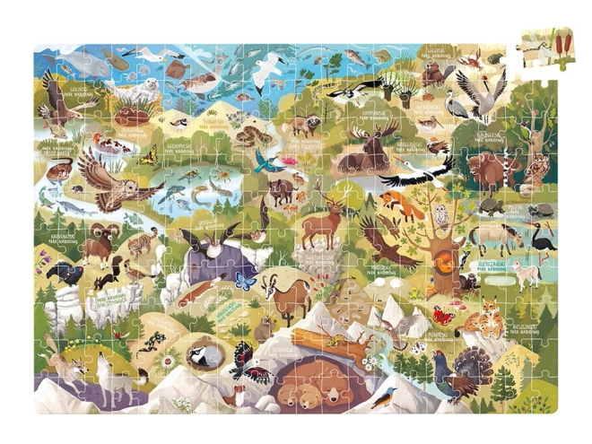 Puzzle Dzikie di CzuCzu: Parchi Nazionali 6+