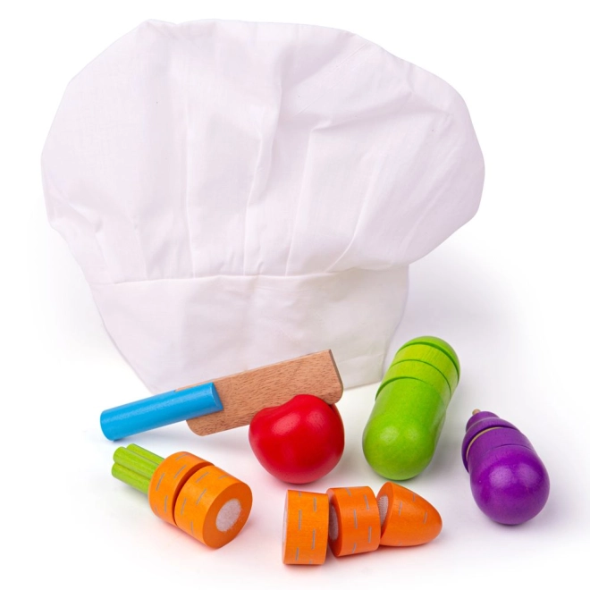 Cappello da cuoco per il ruolo di piccolo chef