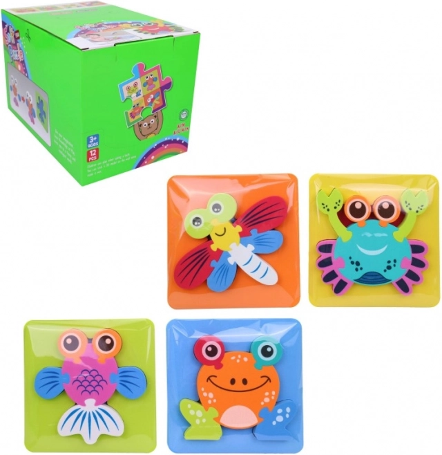 Animaletti da Bagno Giocattolo in Schiuma 16 x 16 cm