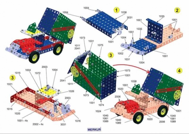 Costruzioni MERKUR 30 Modelli