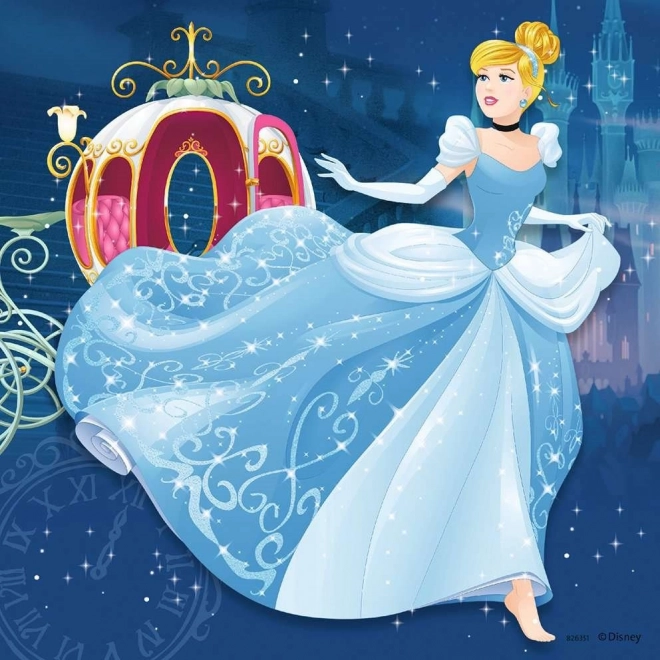 Puzzle 3 in 1 - Serata delle Principesse Disney