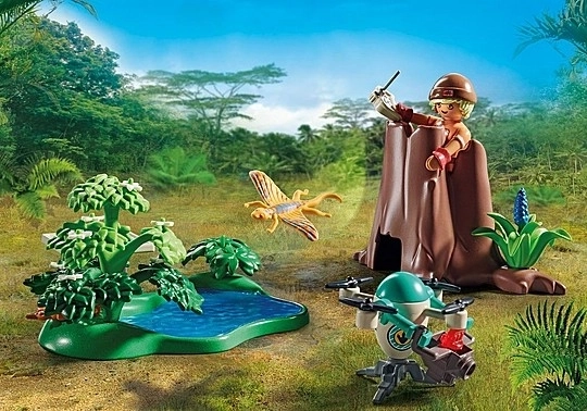 Stazione di ricerca per dinosauri Dimorfodonte di Playmobil