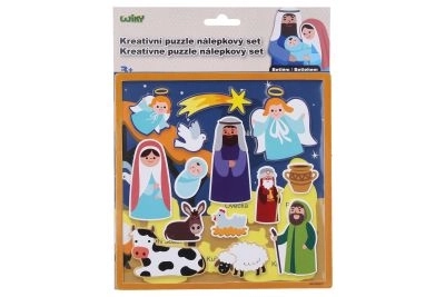 Set puzzle adesivi creativo Presepe