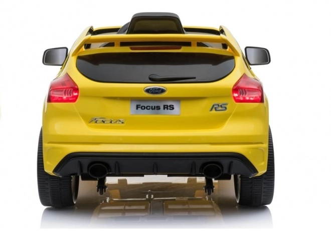 Auto elettrico bambini Ford Focus RS giallo