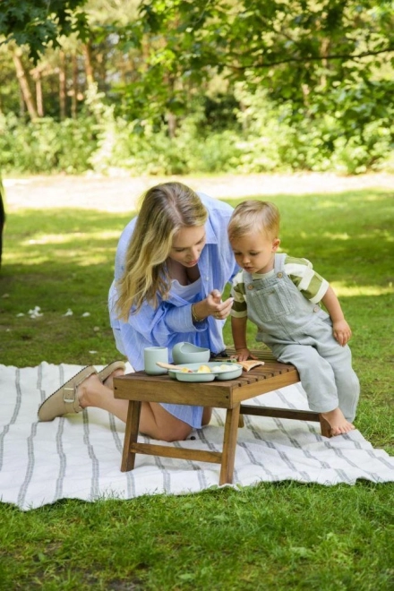 Set pasti di silicone per bambini MoMi Ami grigio