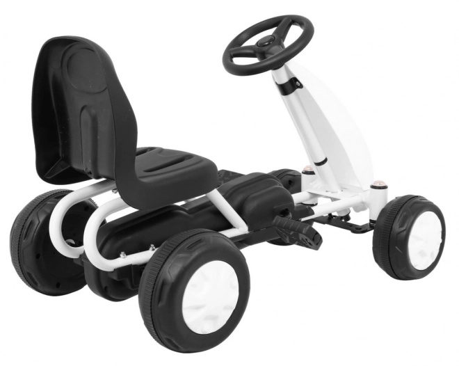 Primo Gokart a pedali per bambini bianco – bianco