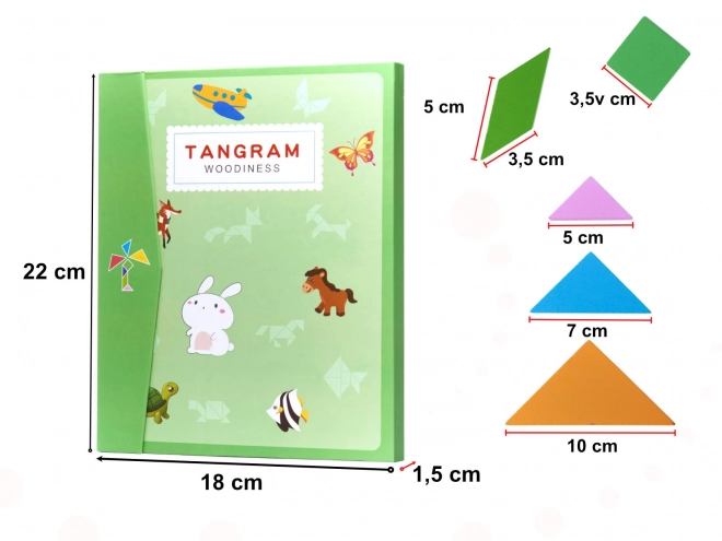 Tangram magnetico 3D per bambini