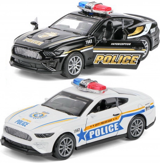 Auto della Polizia in Metallo