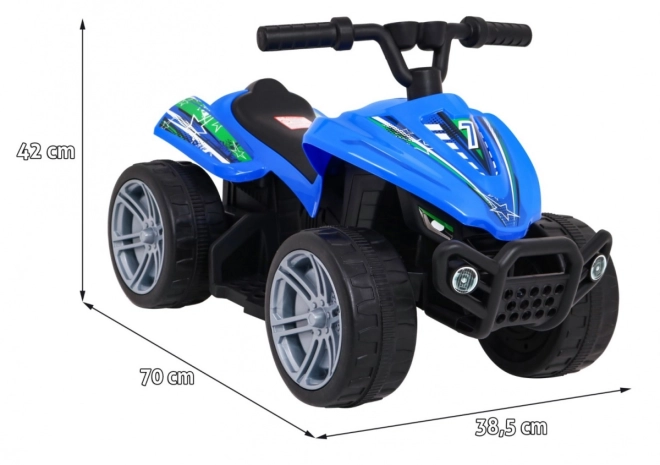 Quad Little Monster per bambini a batteria nero – blu 