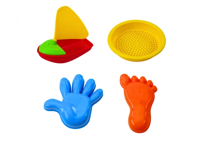 Set da Spiaggia con Carrello Blu per Bambini