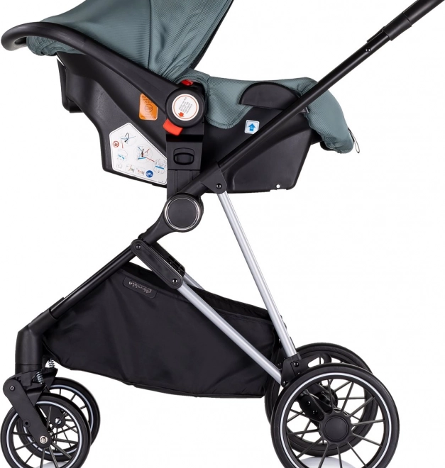 Passeggino combinato Chipolino Aura 2 in 1 Basil