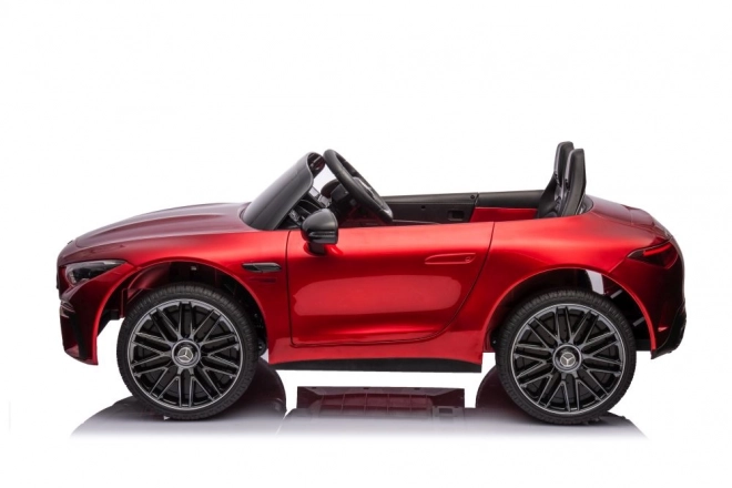 Mercedes AMG SL63 auto verniciato rosso a batteria