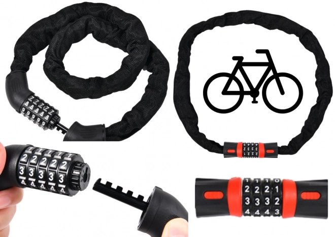 Blocco antifurto a combinazione numerica per bici