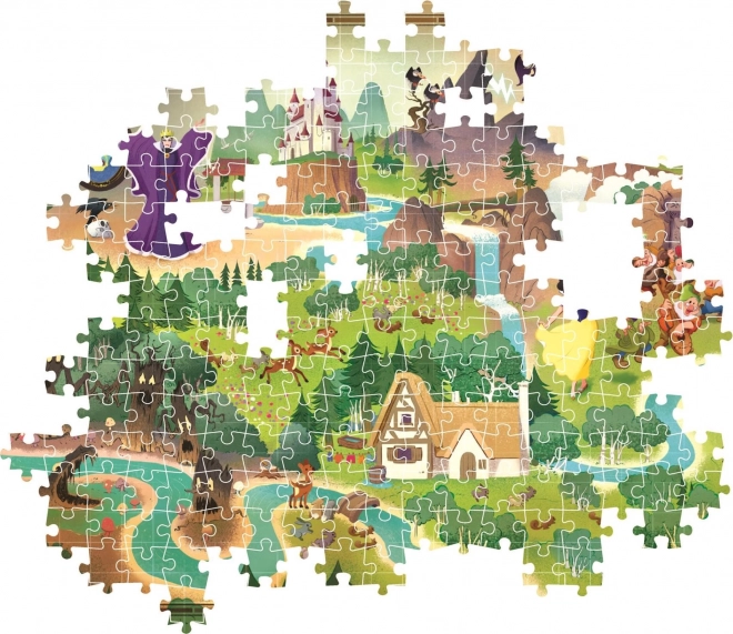 Puzzle 1000 pezzi Compact Story Maps Biancaneve