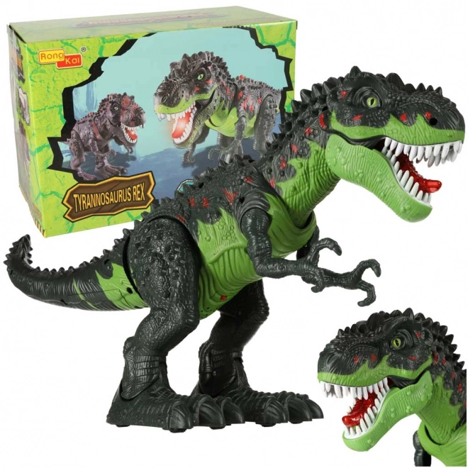 Dinosauro elettronico T-Rex verde