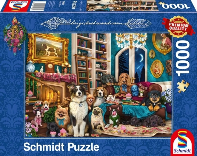 Puzzle Festa in Biblioteca 1000 Pezzi