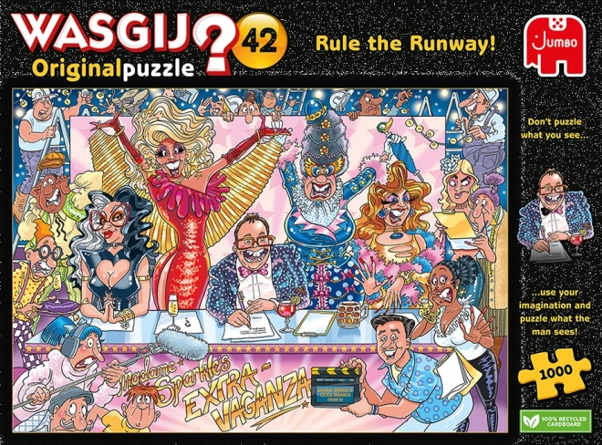 Puzzle JUMBO Wasgij Original 42: La sfida delle drag queen