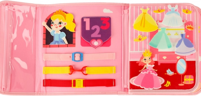 Zaino sensoriale Montessori rosa