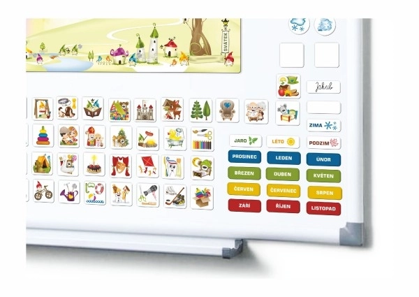 Calendario magnetico per bambini