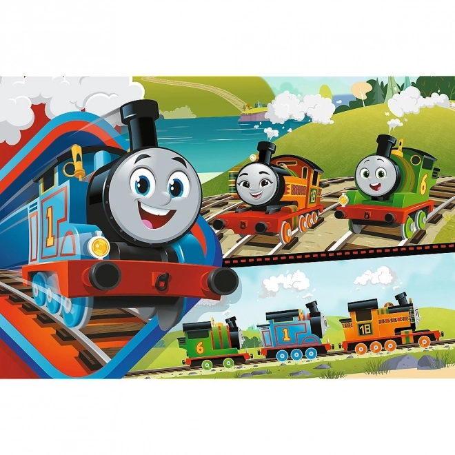 Puzzle Doppia Faccia Trenino Thomas e Amici Super Maxi 24 Pezzi