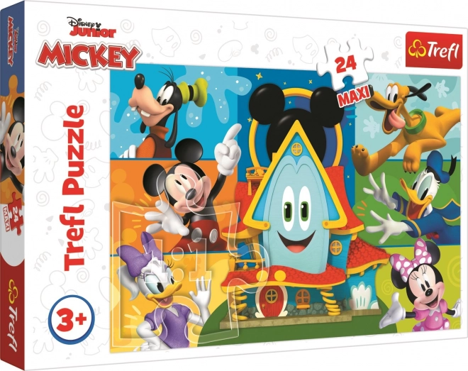 Puzzle Maxi Mickey Mouse Clubhouse - Mickey e amici