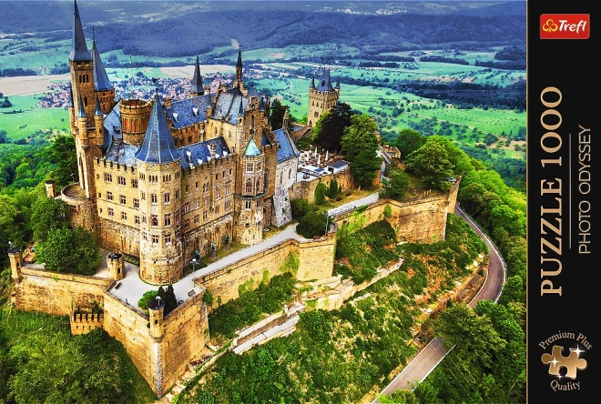 Puzzle Premium Plus Trefl Photo Odyssey: Castello Hohenzollern, Germania 1000 pezzi