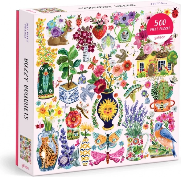 Puzzle Galison I Fiori della Vita 500 pezzi