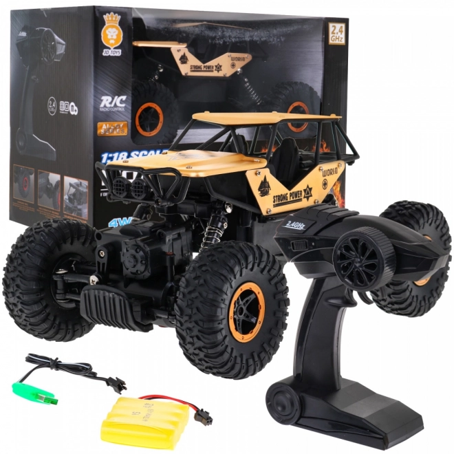 Crawler Monster telecomandato per bambini 6+ Scala 1:18 Oro