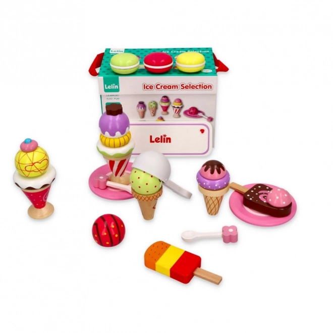 Set di Gelati in Legno per Bambini