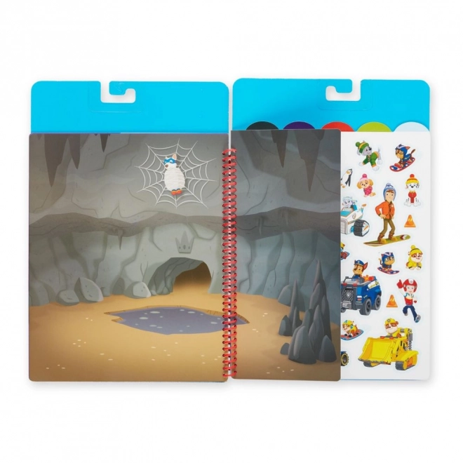 Paw Patrol adesivi riutilizzabili Flip-Flap missioni classiche