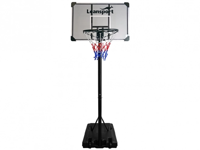 Canestro basket da giardino su ruote nero 260 cm