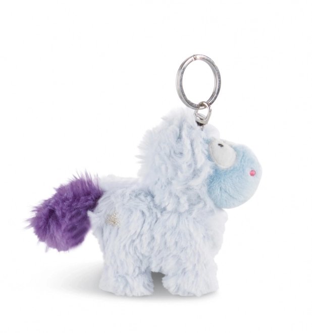 Portachiavi morbido unicorno Snow Coldson 10 cm