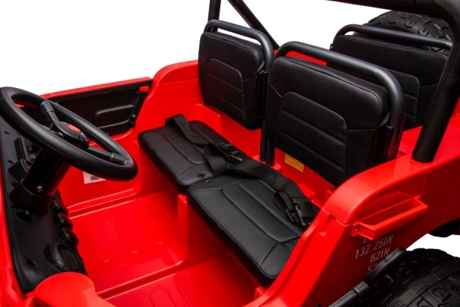 Auto Elettrico 4x4 Rosso per Bambini