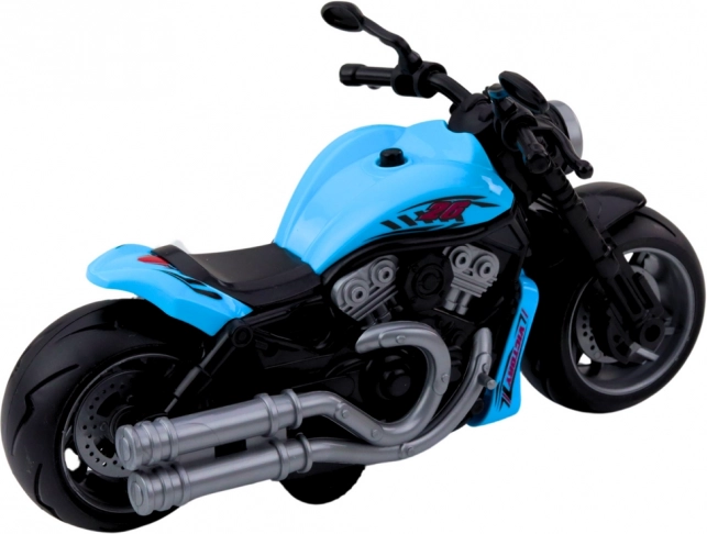 Motocicletta per bambini con effetti luminosi e sonori Blu