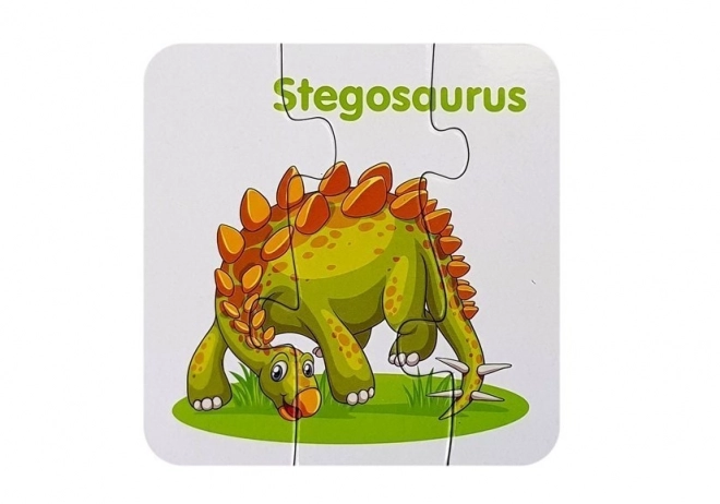 Puzzle educativi dinosauri inglese dieci connessioni