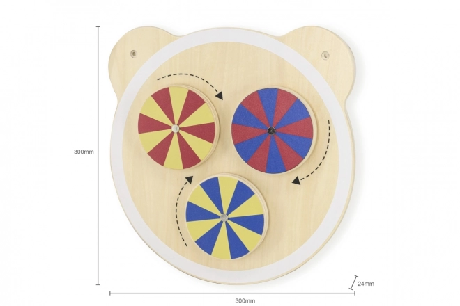 Gioco da parete in legno per bambini