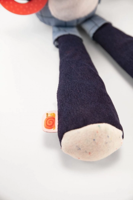Lilliputiens - asinello Ignazio - giocattolo di peluche con attività