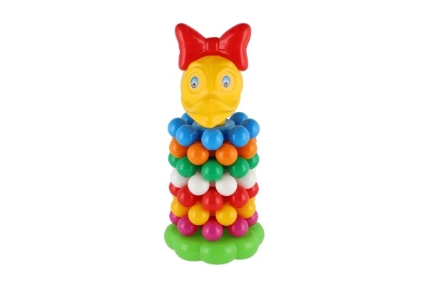 Piramide ad anelli in plastica 26cm per bambini