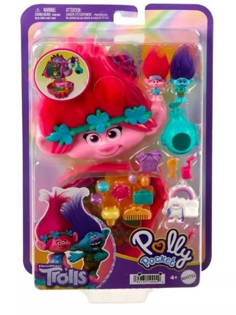 Casetta Portatile POLLY POCKET Trolls di Poppy