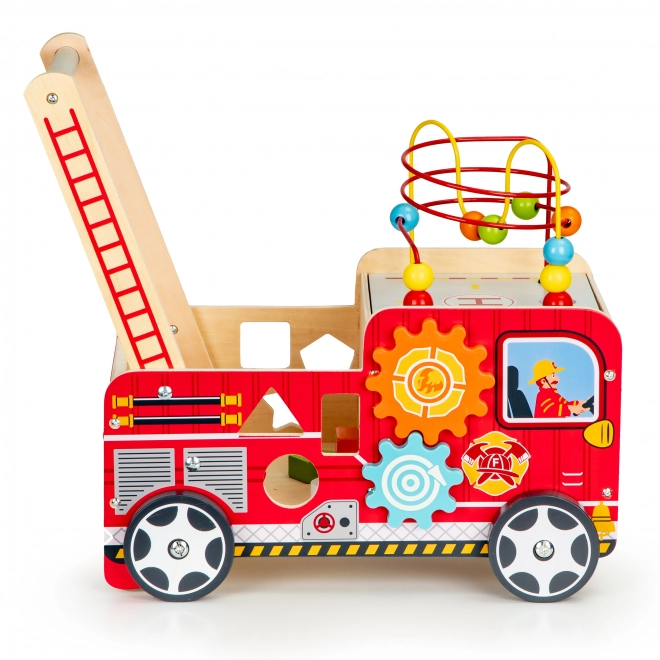 Camioncino dei pompieri in legno ECOTOYS