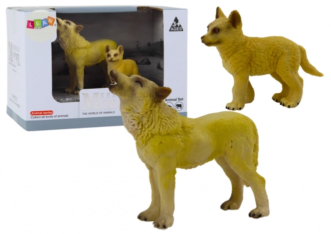 Figurine Lupo e Lupacchiotto