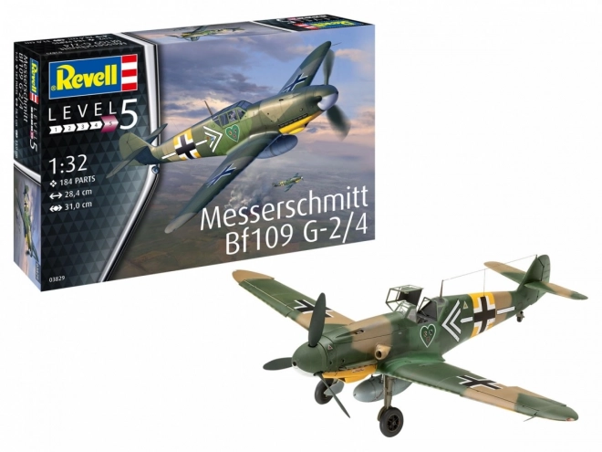 Modello in plastica Messerschmitt Bf 109G-2/4 in scala 1/32