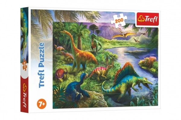 Puzzle 200 pezzi Dinosauri Predatori