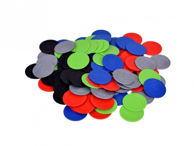 Set di carte 2 in 1 Poker e BlackJack con Gettoni e Carte